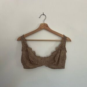 Else Lingerie Beige Balconette Lace Bra 36DD | Good Condition (Used)